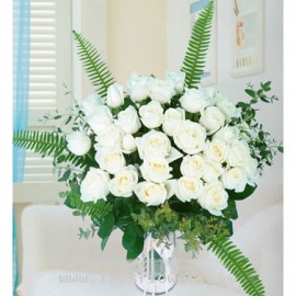 40 White Roses